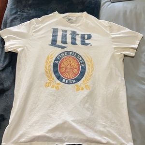 Men’s Large Miller Lite Vintage Style T Shirt